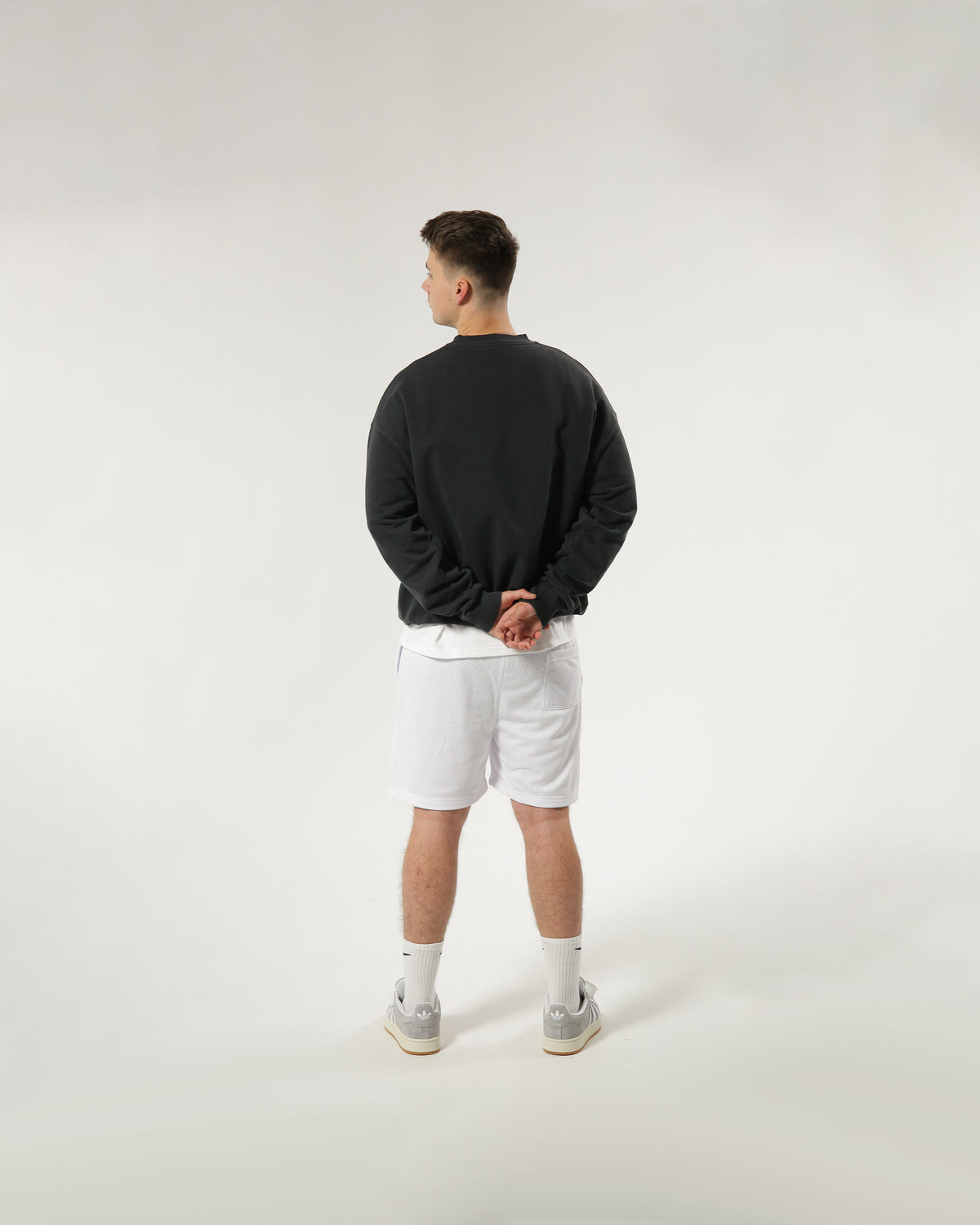 LAC NOIR MESH SHORTS - WHITE