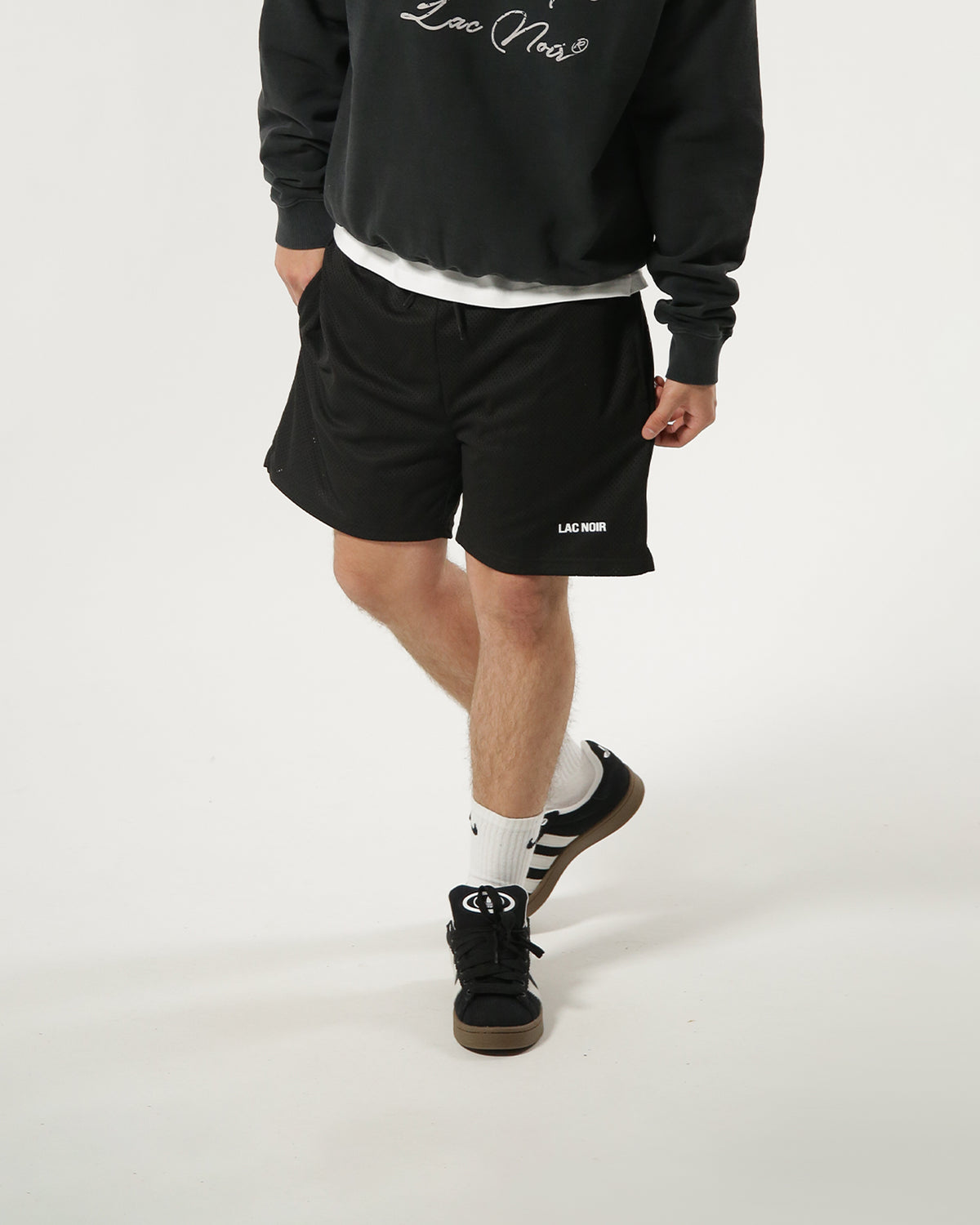 MESH SHORTS - BLACK