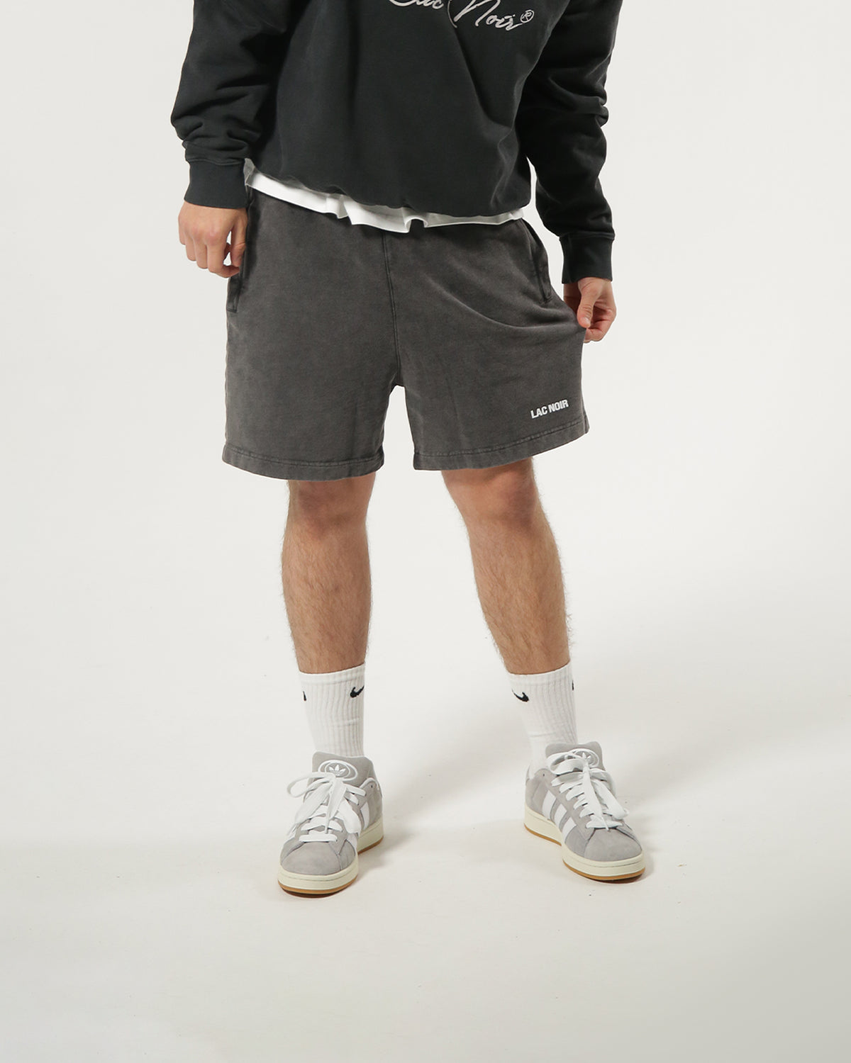 LAC NOIR SHORTS - SMOKE BLACK