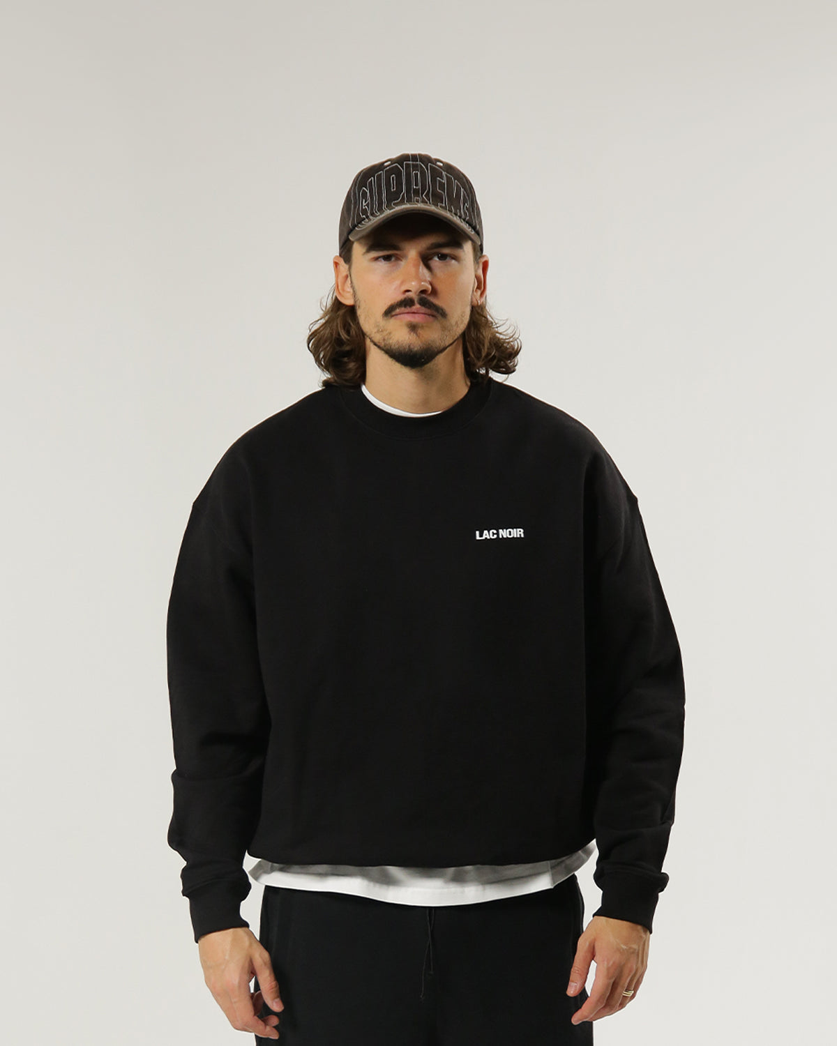 LAC NOIR CORE CREWNECK- BLACK