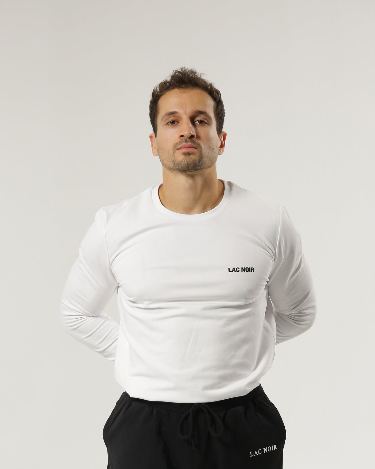 ATHLETIC SWEATSHIRT - WHITE