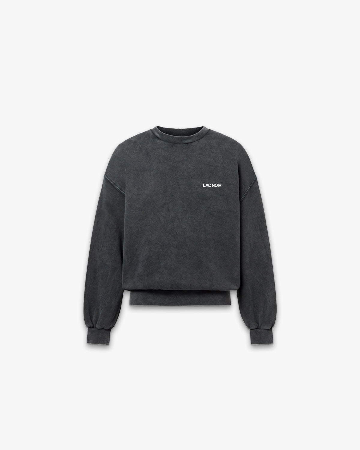 LAC NOIR CORE SWEATSHIRT- SMOKE BLACK