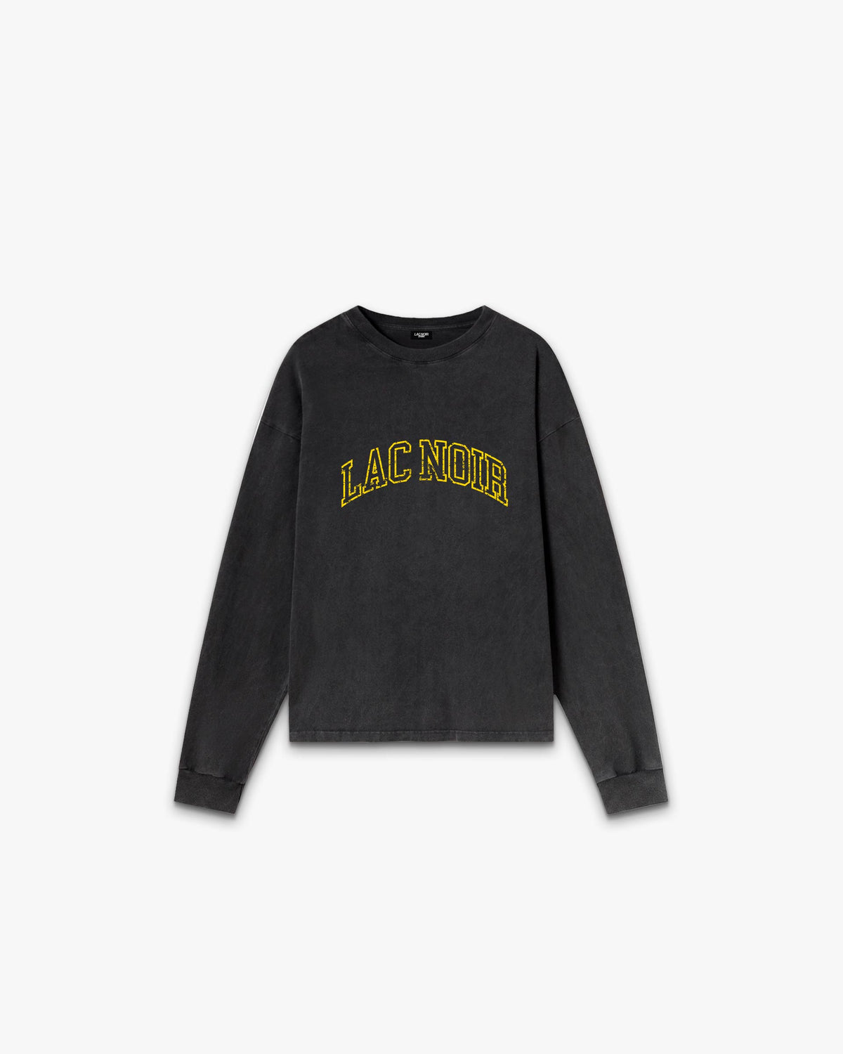 LAC NOIR DISTRESS LONG SLEEVE - SMOKE BLACK