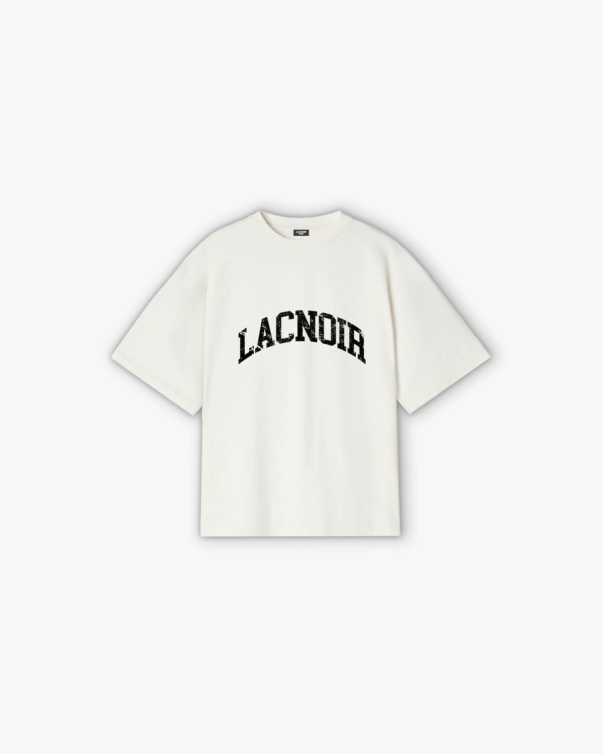 LAC NOIR DISTRESS T-SHIRT - OFF-WHITE