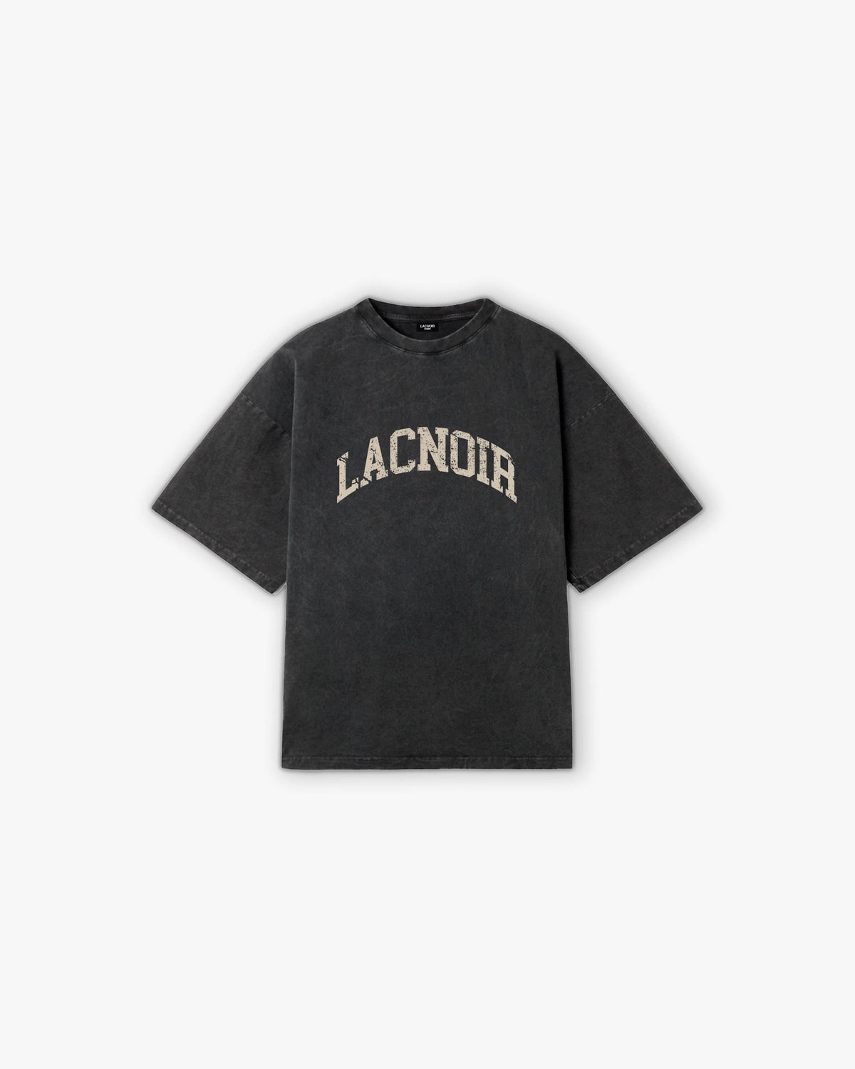 LAC NOIR DISTRESS T-SHIRT - SMOKE BLACK