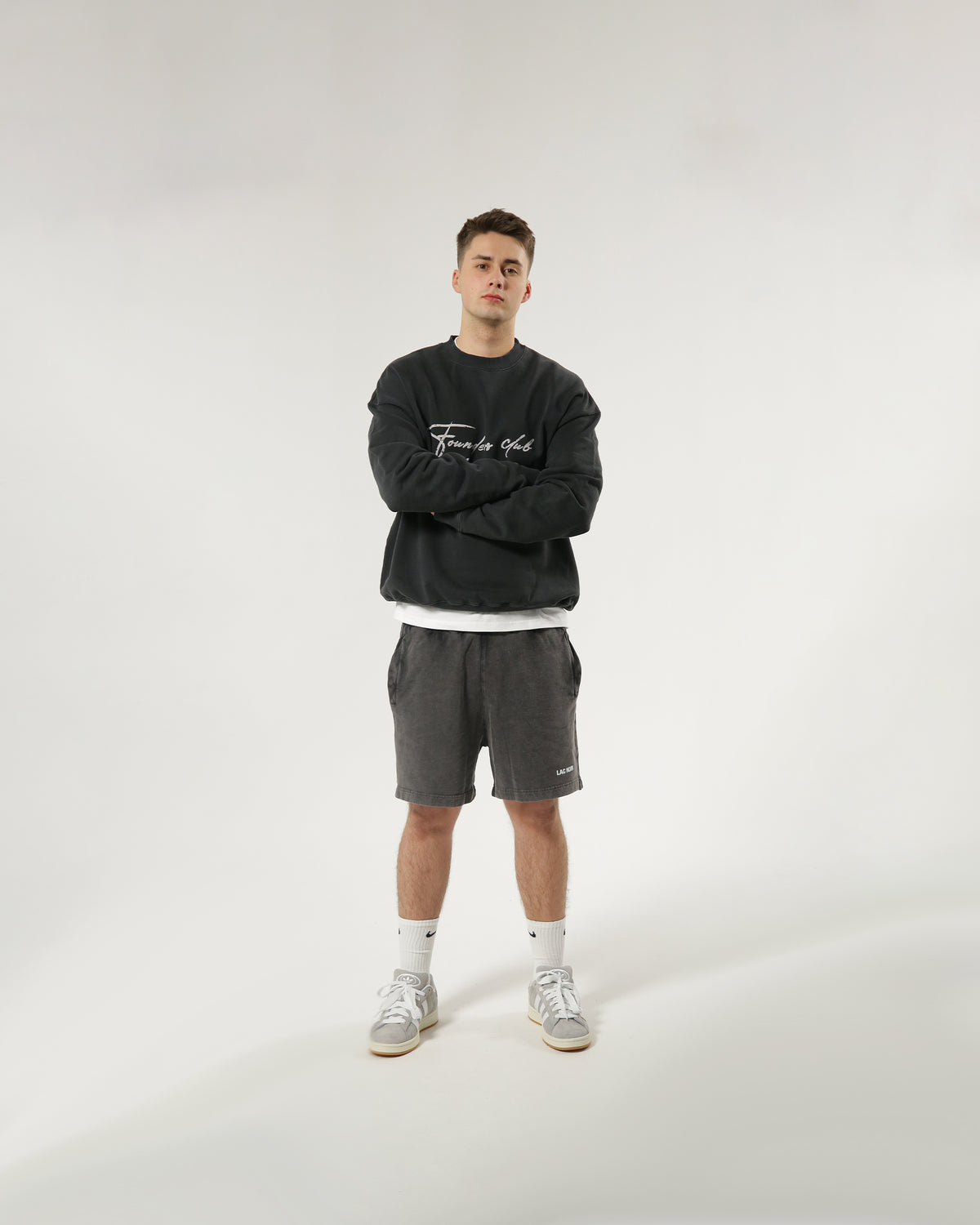 LAC NOIR SHORTS - SMOKE BLACK