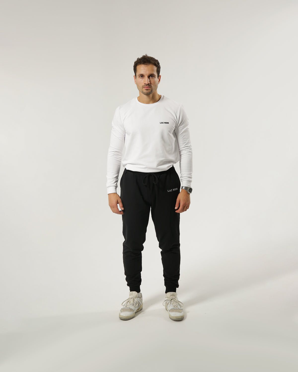 ATHLETIC SWEATSHIRT - WHITE