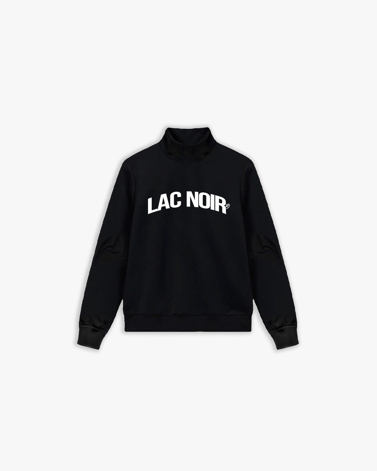 LAC NOIR TRACK HALF ZIPPER  - BLACK