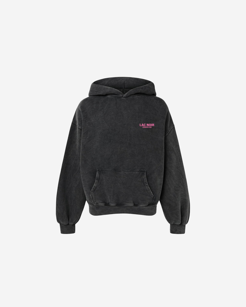 LAC NOIR FOUNDERS CLUB HOODIE- SMOKE BLACK