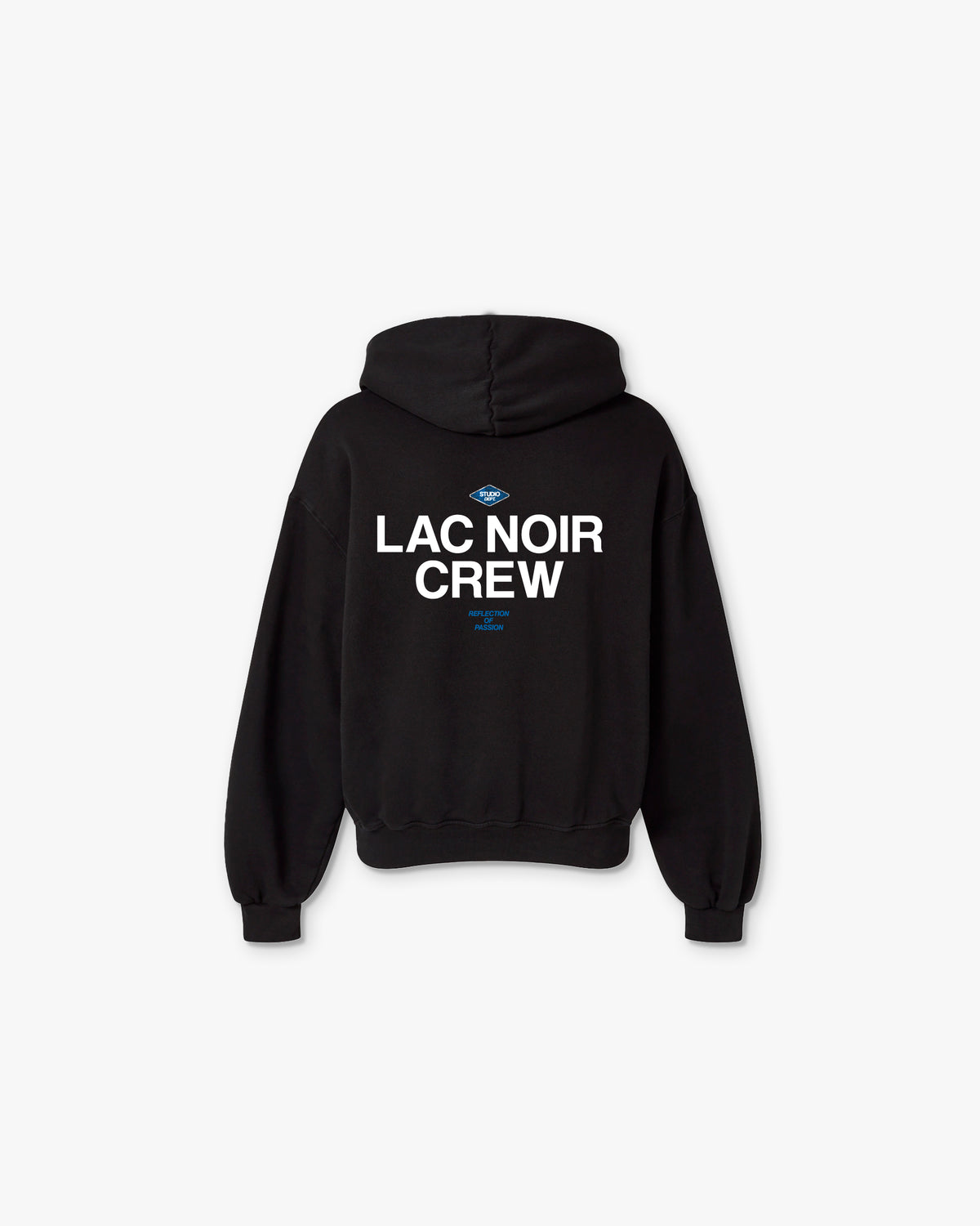 LAC NOIR STUDIO CREW HOODIE- BLACK