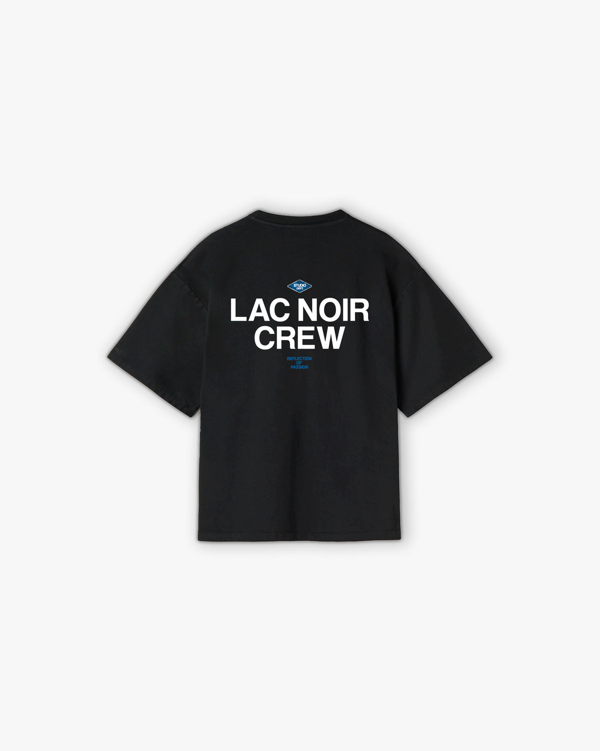 LAC NOIR STUDIO CREW T-SHIRT - BLACK