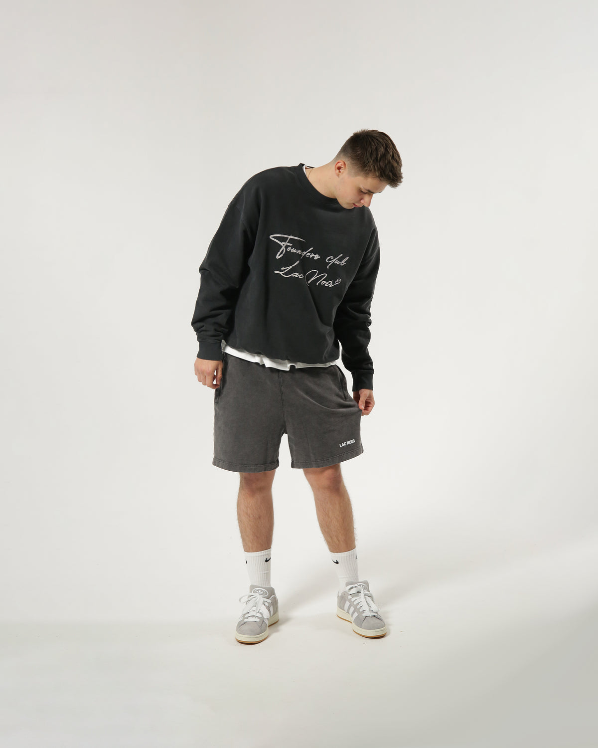 LAC NOIR SHORTS - SMOKE BLACK